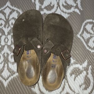 Birkenstock Brown Suede Sandals